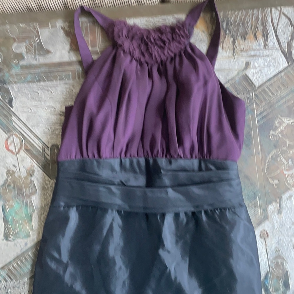 Purple and black fancy dress